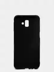 Коричневый силиконовый усиленный чехол Samsung J6 +(Plus)
