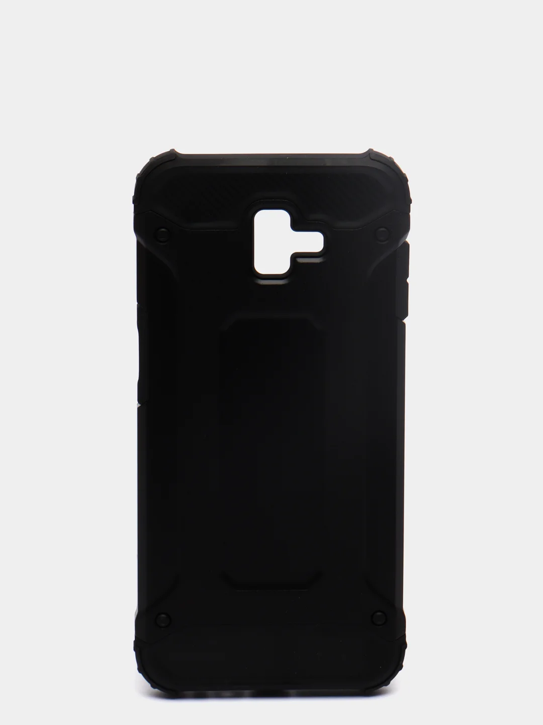 Силиконовый противоударный усиленный чехол Samsung J6+
