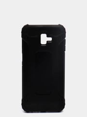 Силиконовый противоударный усиленный чехол Samsung J6+