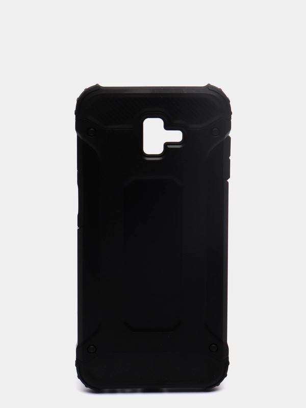Силиконовый противоударный усиленный чехол Samsung J6+
