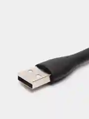 Черный портативный USB мини-вентилятор на гибкой ножке