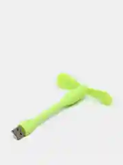 Зеленый портативный USB мини-вентилятор на гибкой ножке
