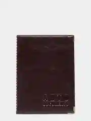 Бордовый обложка для автодокументов