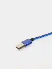 Синий кабель для зарядки X-cable, магнитный, 2.1 А, 360 + магнитный коннектор-разъем