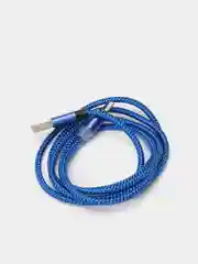 Синий кабель для зарядки X-cable, магнитный, 2.1 А, 360 + магнитный коннектор-разъем