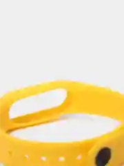 Желтый силиконовый ремешок на Xiaomi Mi Band 2