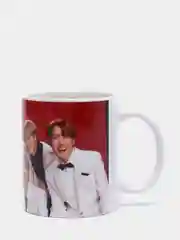 Бежевый меланж кружки "K-pop" 9 видов, BTS, Stray Kids, BLACKPINK и др.