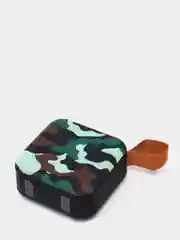 Зеленый квадратная блютуз колонка