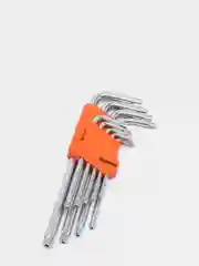 Набор ключей TORX-профиль 9 предметов, 75 х 3 мм - 170 х 9 мм