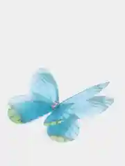 Бирюзовый бабочки шифоновые средние