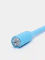 Голубой портативный USB мини-вентилятор на гибкой ножке