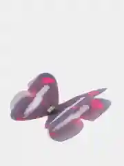 Бордовый бабочки шифоновые средние