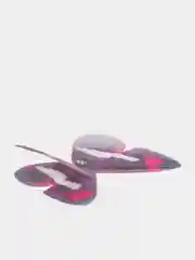 Бордовый бабочки шифоновые средние