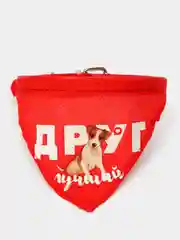 Коралловый меланж ошейник для кошек и собак с косынкой