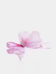 Белый бабочки шифоновые средние