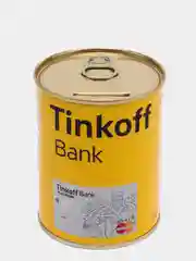 Копилка для денег, монет и купюр "Тинькофф"