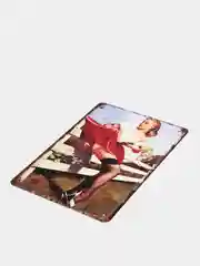 Бронзовый винтажные жестяные таблички "Pin up Girls"
