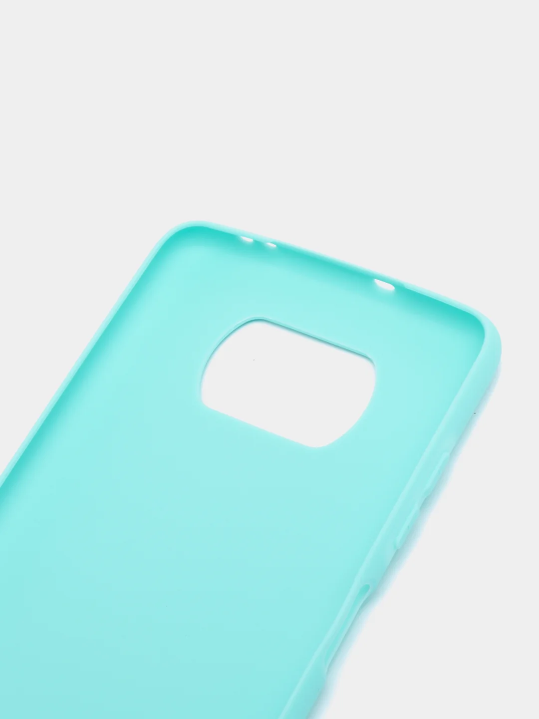 Бирюзовый чехол для Xiaomi Poco X3 NFC / Poco X3 Pro, силиконовый, матовый