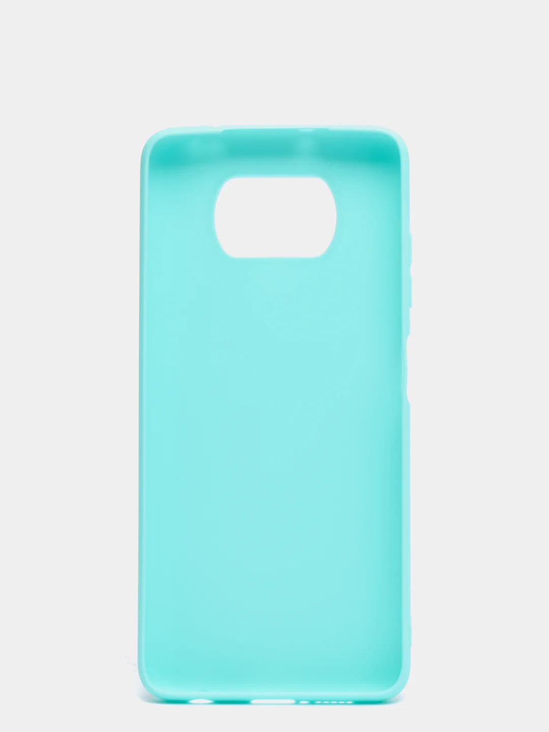 Бирюзовый чехол для Xiaomi Poco X3 NFC / Poco X3 Pro, силиконовый, матовый