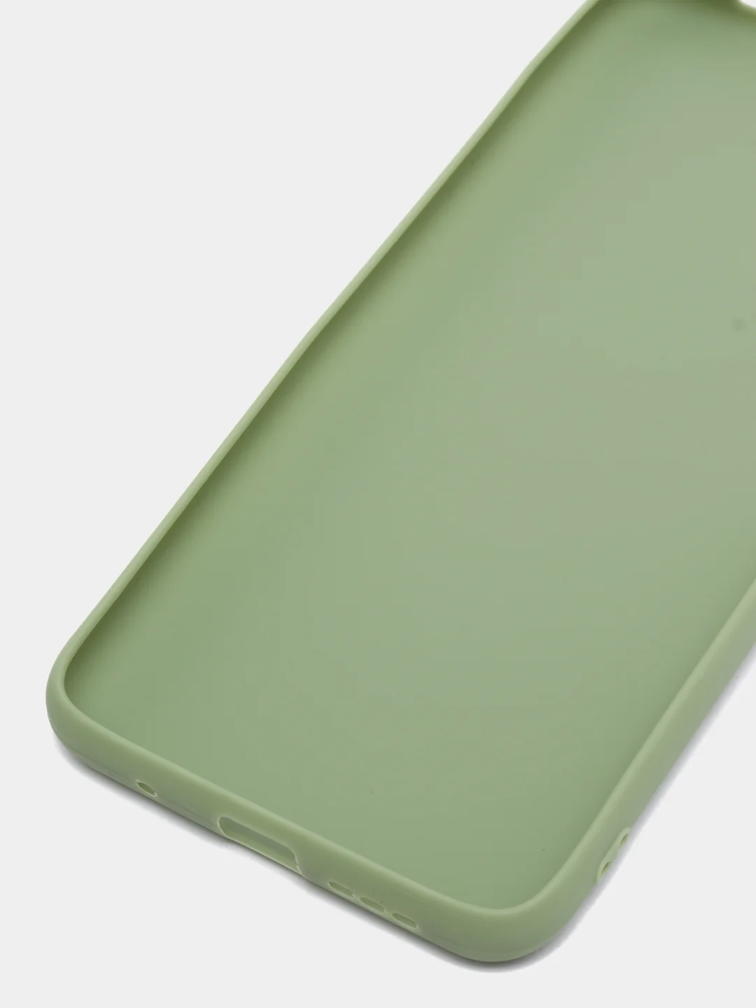 Приглушённый хаки чехол Xiaomi Poco M3 / Redmi 9T силиконовый матовый