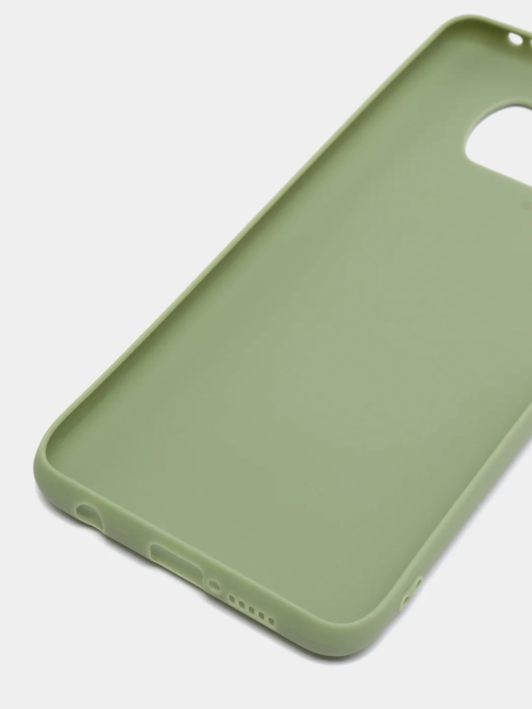 Приглушённый хаки чехол для Xiaomi Poco X3 NFC / Poco X3 Pro, силиконовый, матовый