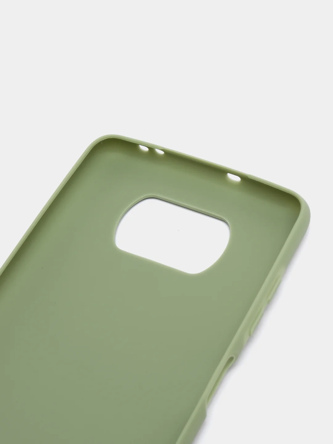 Приглушённый хаки чехол для Xiaomi Poco X3 NFC / Poco X3 Pro, силиконовый, матовый