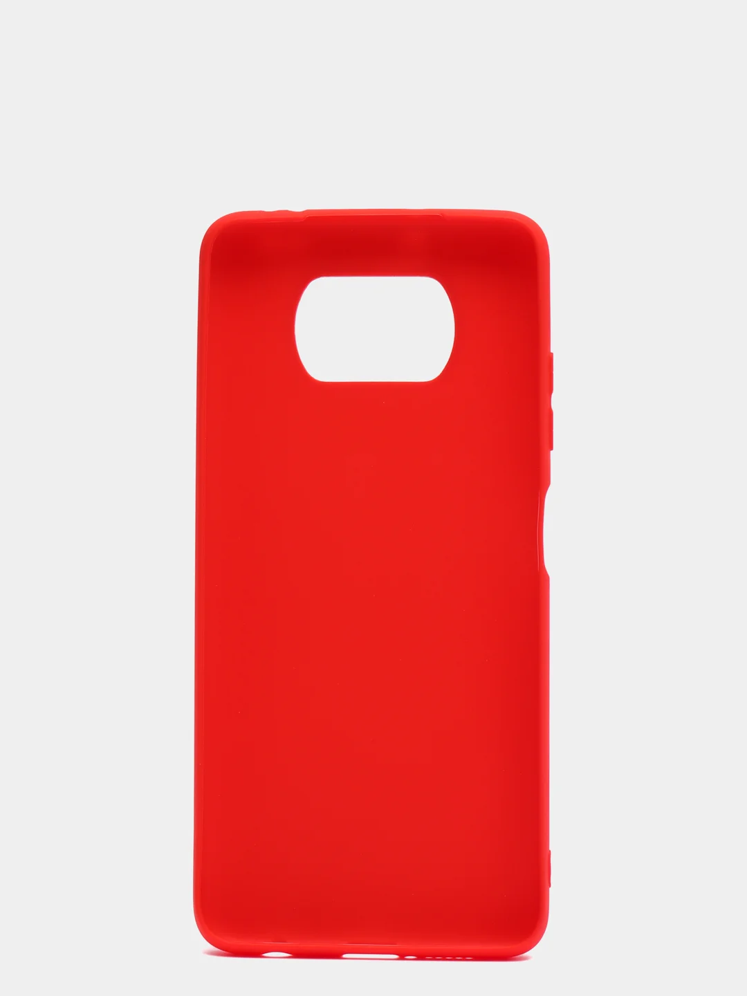 Красный чехол для Xiaomi Poco X3 NFC / Poco X3 Pro, силиконовый, матовый