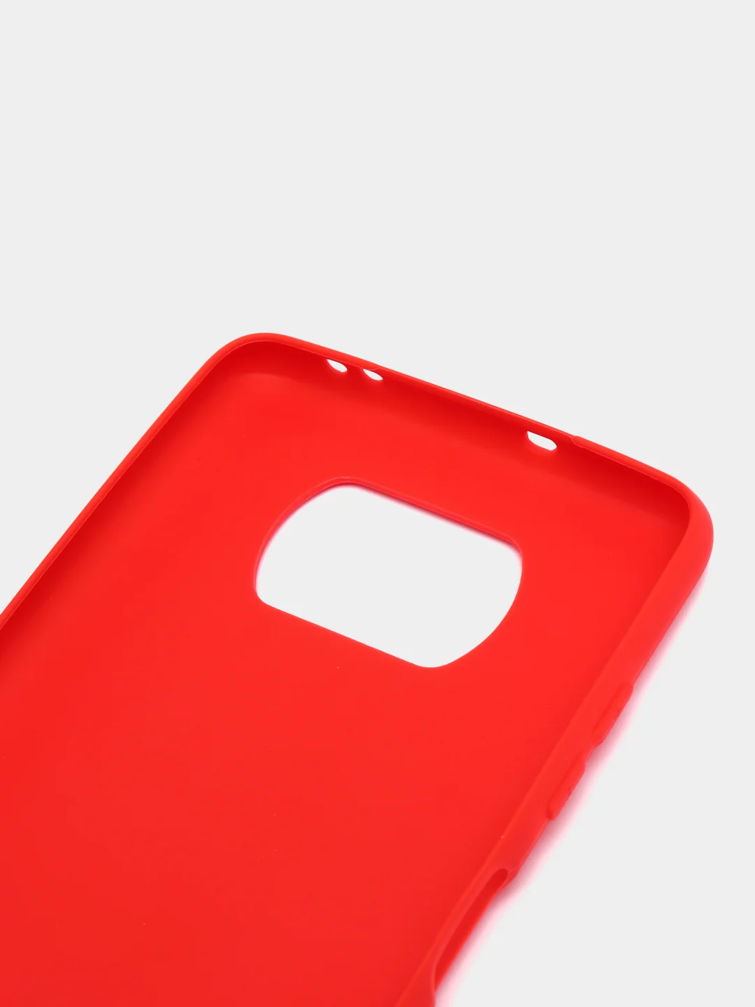 Красный чехол для Xiaomi Poco X3 NFC / Poco X3 Pro, силиконовый, матовый