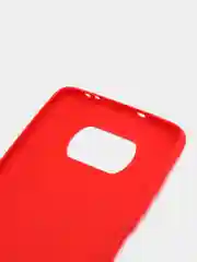 Красный чехол для Xiaomi Poco X3 NFC / Poco X3 Pro, силиконовый, матовый