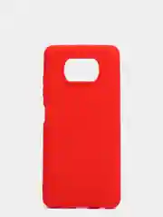 Красный чехол для Xiaomi Poco X3 NFC / Poco X3 Pro, силиконовый, матовый