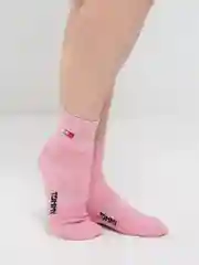 Розовый носки женские укороченные, из хлопка