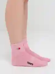 Розовый носки женские укороченные, из хлопка