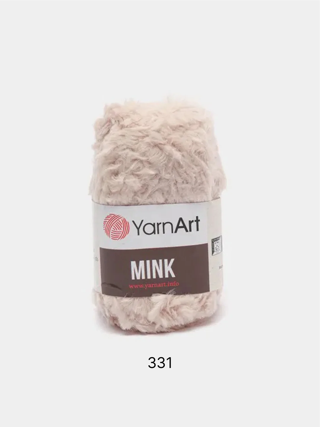Светло-бежевый пряжа YarnArt Mink,100% полиамид, 50 г, 175 м