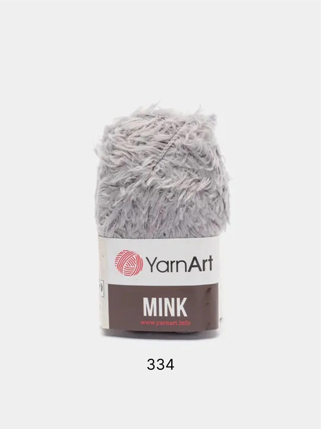 Серый металлик пряжа YarnArt Mink,100% полиамид, 50 г, 175 м