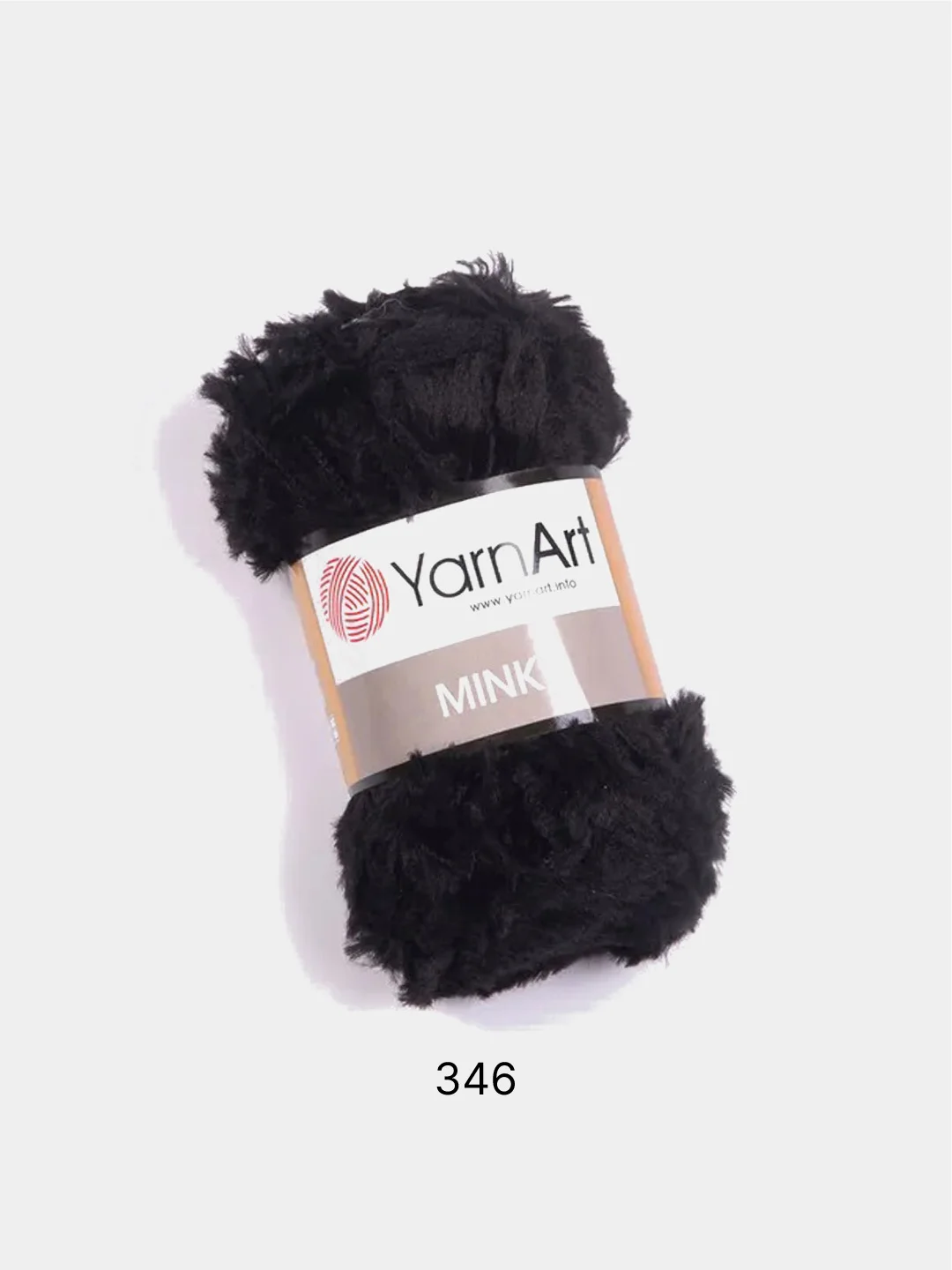 Черный пряжа YarnArt Mink,100% полиамид, 50 г, 175 м