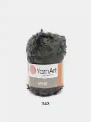 Тёмно-серый пряжа YarnArt Mink,100% полиамид, 50 г, 175 м