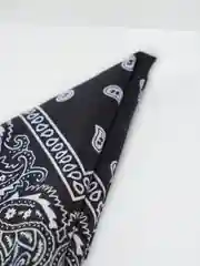 Черный бандана с принтом