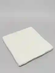 Белый детский плед, вязаный, хлопковый