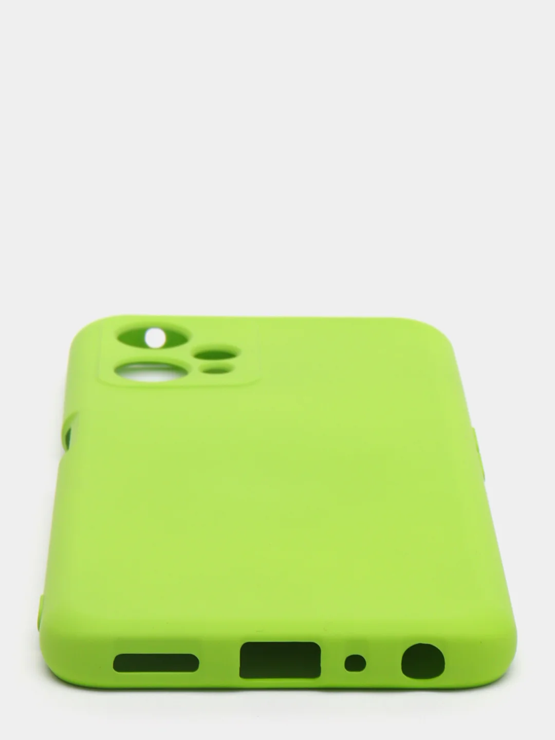 Салатовый чехол с защитой камеры и бархатом внутри Realme 9 PRO / Realme 9 5g / Realme Q5