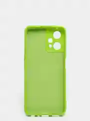 Салатовый чехол с защитой камеры и бархатом внутри Realme 9 PRO / Realme 9 5g / Realme Q5