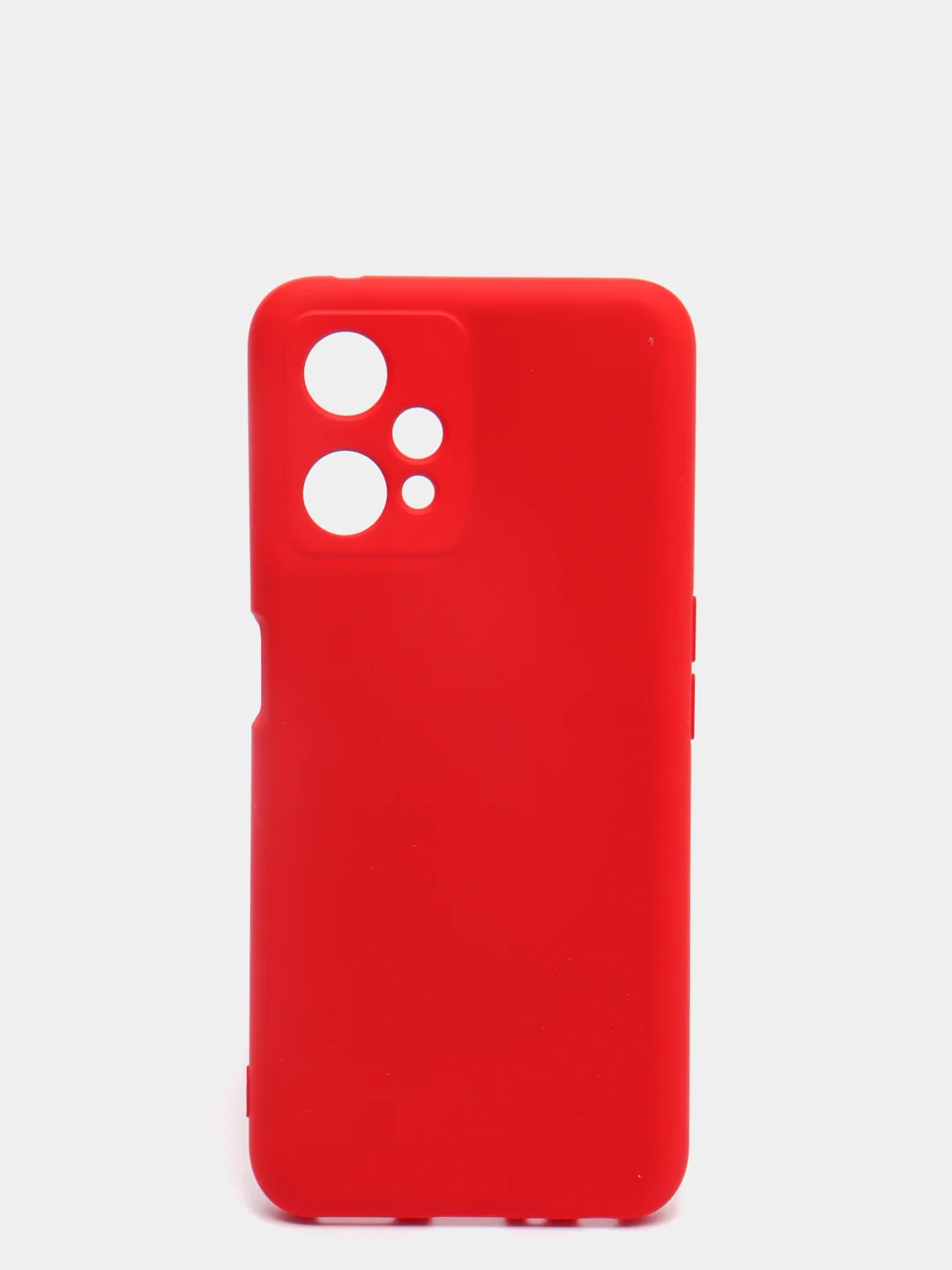 Красный чехол с защитой камеры и бархатом внутри Realme 9 PRO / Realme 9 5g / Realme Q5