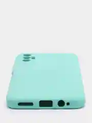 Бирюзовый чехол для TECNO SPARK 8P, с защитой камеры и бархатом внутри