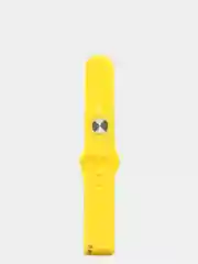Желтый ремешок для часов Xiaomi AmazFit Bip / Samsung Galaxy Watch Active, 20мм , универсальный