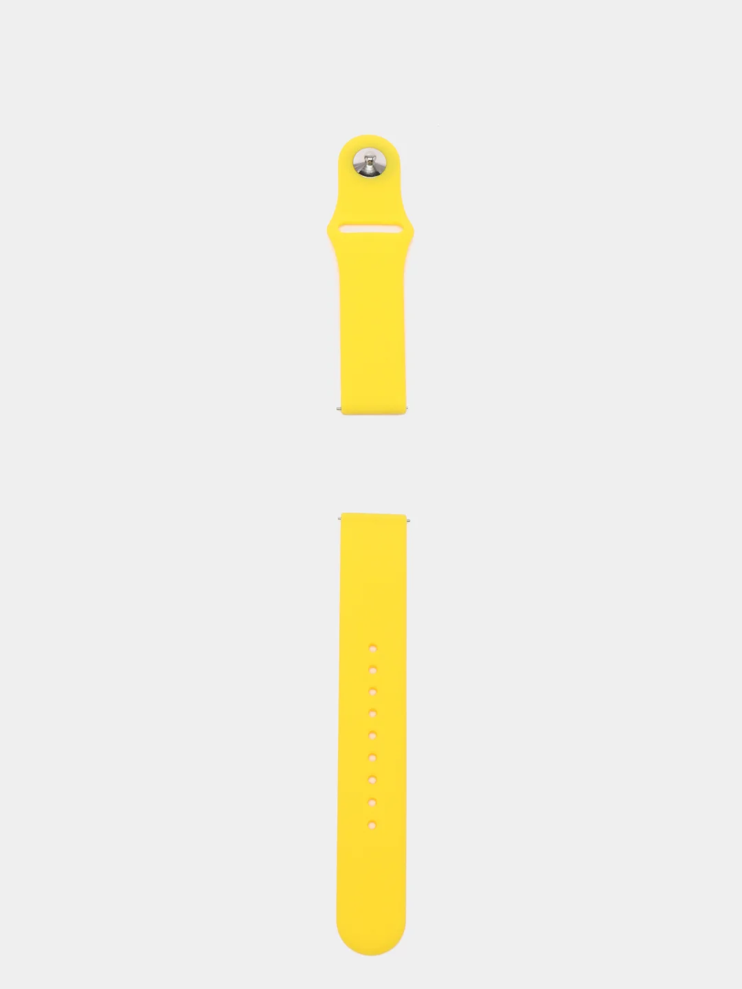 Желтый ремешок для часов Xiaomi AmazFit Bip / Samsung Galaxy Watch Active, 20мм , универсальный