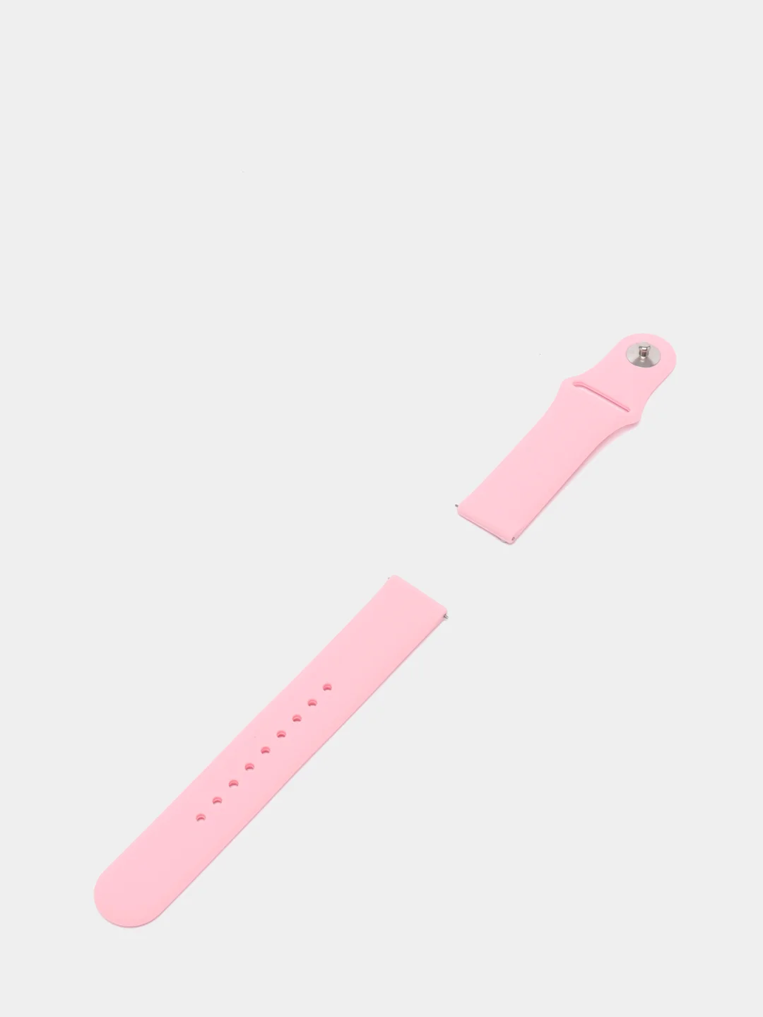 Розовый ремешок для часов Xiaomi AmazFit Bip / Samsung Galaxy Watch Active, 20мм , универсальный