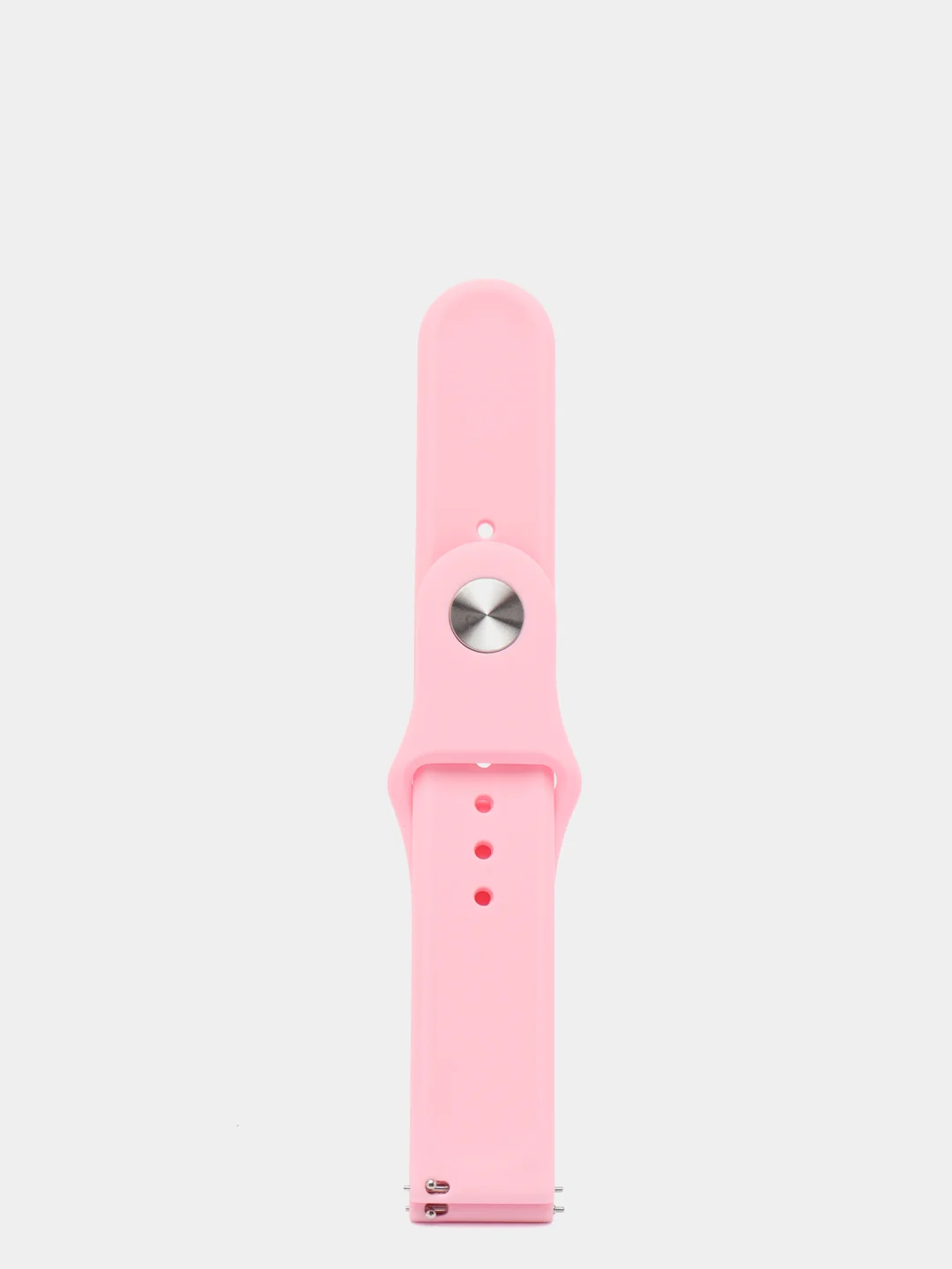 Розовый ремешок для часов Xiaomi AmazFit Bip / Samsung Galaxy Watch Active, 20мм , универсальный