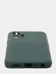 Тёмно-зелёный чехол с защитой камеры и бархатом внутри Realme 9 PRO / Realme 9 5g / Realme Q5