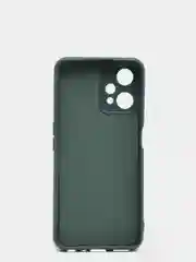 Тёмно-зелёный чехол с защитой камеры и бархатом внутри Realme 9 PRO / Realme 9 5g / Realme Q5