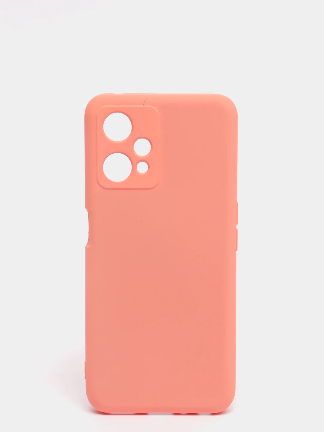 Розовый чехол с защитой камеры и бархатом внутри Realme 9 PRO / Realme 9 5g / Realme Q5