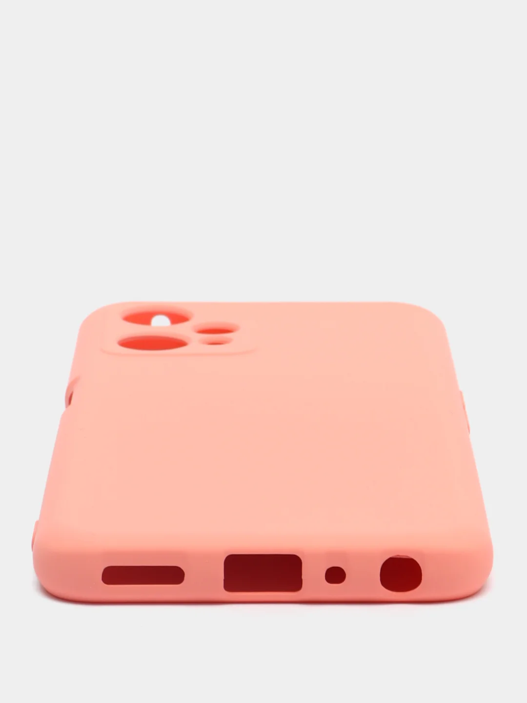Розовый чехол с защитой камеры и бархатом внутри Realme 9 PRO / Realme 9 5g / Realme Q5